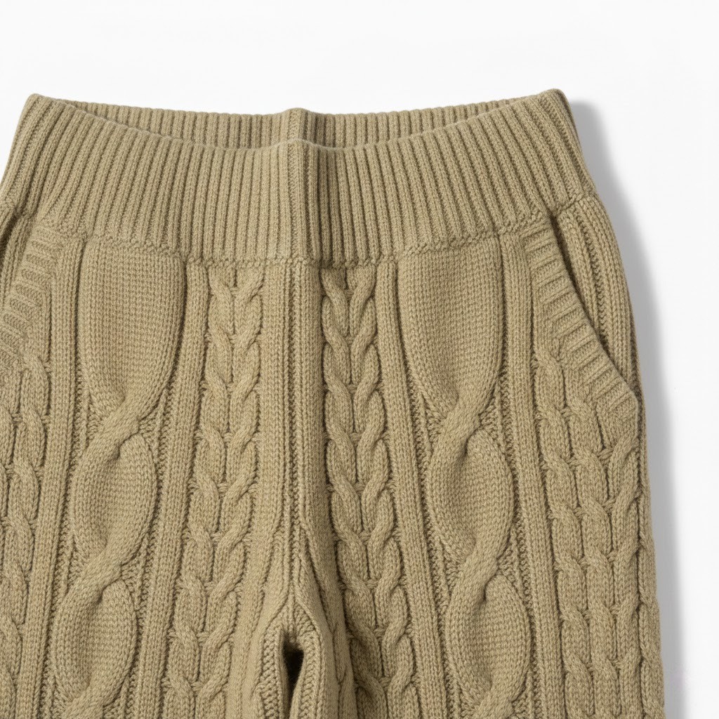cable knit pants cable knit pants