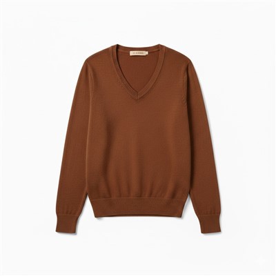 V-kaelusega pikkade varrukatega sviiter