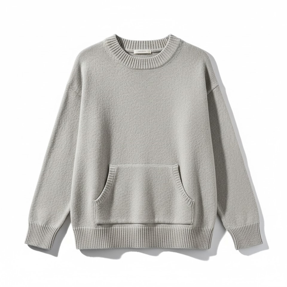 Naiste taskutega pullover